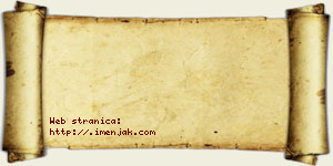 Damjan Veljković vizit kartica